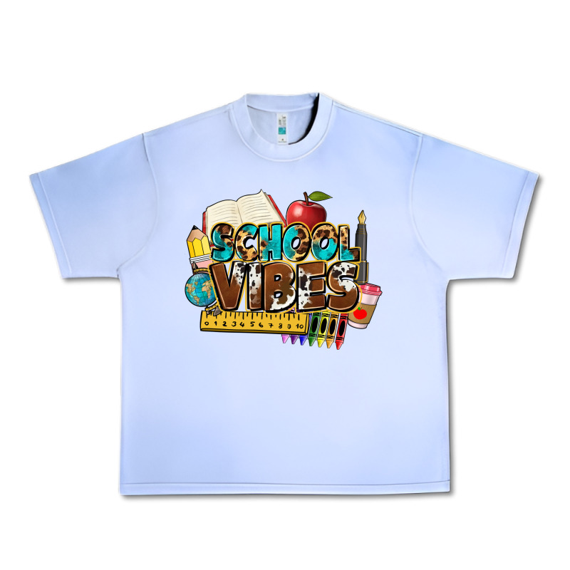 School Vibes Urban Heavy Tee by NancyCooperArtShop | Teevron
