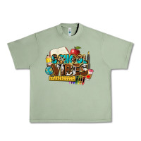 Oil Green school vibes Urban Heavy Tee - NancyCooperArtShop
