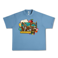 Pebble Blue school vibes Urban Heavy Tee - NancyCooperArtShop