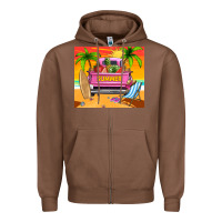 Chestnut summer truck Zipper Hoodie - TumblerDesignByShophia
