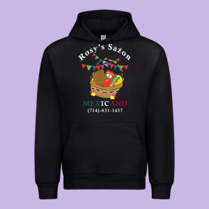 Logo For Rosys Saon Mexicano Urban Hoodie Designed By Cowhidedigitalart