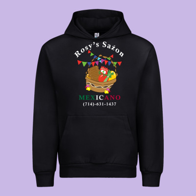 Logo For Rosys Saon Mexicano Urban Hoodie Designed By Cowhidedigitalart