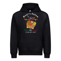 Black logo for rosys saon mexicano Urban Hoodie - CowhideDigitalArt