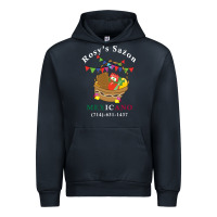 Navy logo for rosys saon mexicano Urban Hoodie - CowhideDigitalArt