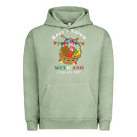 Pigment Oil Green logo for rosys saon mexicano Urban Hoodie - CowhideDigitalArt