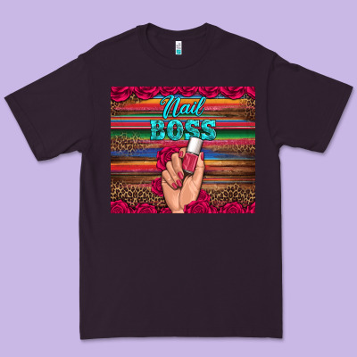 Nail Boss Premium Tee Designed By Artiststas