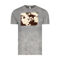 Cloud Rock brown cowhide background Vintage Tee - NancyCooperArtShop