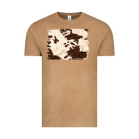 Vintage Camel brown cowhide background Vintage Tee - NancyCooperArtShop