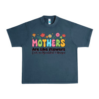 Midnight Navy mothers are like flowers Urban Heavy Tee - JahusDesignShop