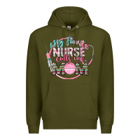 Army Green My favorite Nurse calls me mom Premium Hoodie - CowGirlArtShop