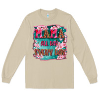 Mushroom mama all day everyday Long Sleeve Tee - LillyAllenDesigns