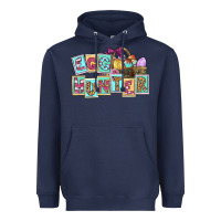 Navy Egg hunter Easter Day Heavyweight Hoodie - CowGirlArtShop