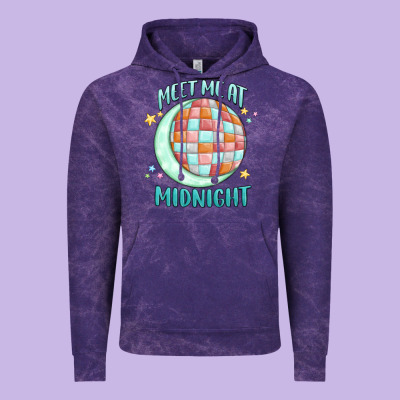 Meet Me At Midnight Vintage Hoodie Designed By Maliassmallbusiness