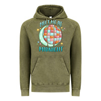 Vintage Olive meet me at midnight Vintage Hoodie - MaliasSmallBusiness