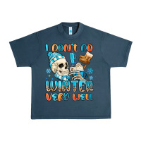 Midnight Navy i don't do winter very well Urban Heavy Tee - MaliasSmallBusiness