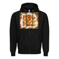Black fall with lightning bolt Zipper Hoodie - TumblerDesignByShophia