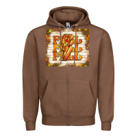 Chestnut fall with lightning bolt Zipper Hoodie - TumblerDesignByShophia