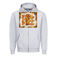 Heather Grey fall with lightning bolt Zipper Hoodie - TumblerDesignByShophia