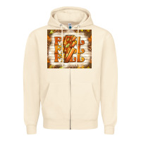Sandshell fall with lightning bolt Zipper Hoodie - TumblerDesignByShophia