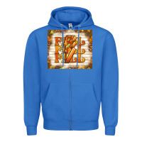 True Royal fall with lightning bolt Zipper Hoodie - TumblerDesignByShophia