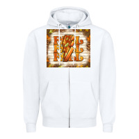 White fall with lightning bolt Zipper Hoodie - TumblerDesignByShophia