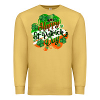Antique Gold Happy St. Patrick's Day Premium Sweatshirt - CowGirlArtShop