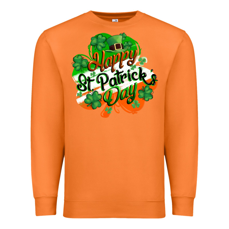 Happy St. Patrick's Day Premium Sweatshirt by CowGirlArtShop | Teevron
