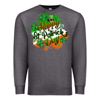 Charcoal Heather Happy St. Patrick's Day Premium Sweatshirt - CowGirlArtShop