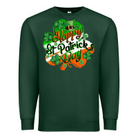 Sports Green Happy St. Patrick's Day Premium Sweatshirt - CowGirlArtShop