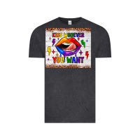 Vintage Black kiss whoever you want tumbler Vintage Tee - JahusDesignShop