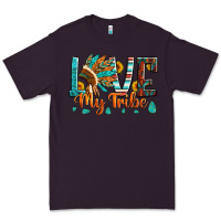 Plum love my tribe native american indian headdress Premium Tee - Artiststas