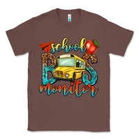Chestnut school bus monitor Classic Tee - NancyCooperArtShop