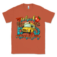 Copper school bus monitor Classic Tee - NancyCooperArtShop