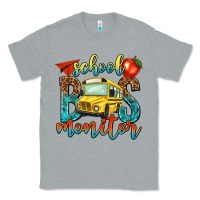 Heather Grey school bus monitor Classic Tee - NancyCooperArtShop