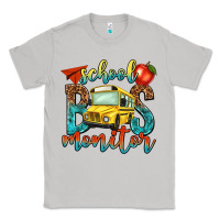 Moon Dust school bus monitor Classic Tee - NancyCooperArtShop