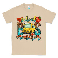 Mushroom school bus monitor Classic Tee - NancyCooperArtShop