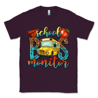 Plum school bus monitor Classic Tee - NancyCooperArtShop