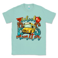 Seafoam school bus monitor Classic Tee - NancyCooperArtShop