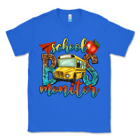True Royal school bus monitor Classic Tee - NancyCooperArtShop