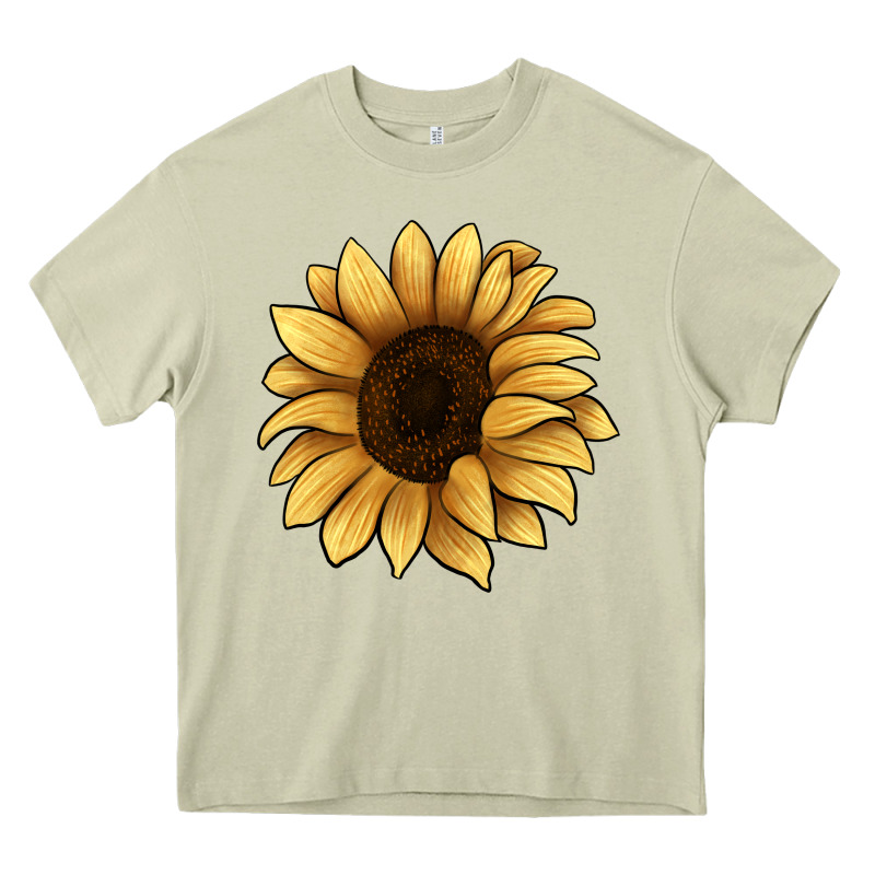 Sunflower Heavy Core Tee by JahusDesignShop | Teevron