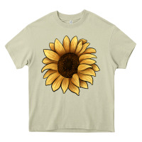 Mossy sunflower Heavy Core Tee - JahusDesignShop