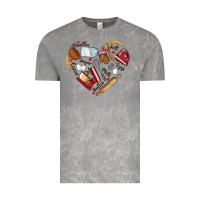 Cloud Rock bake tools hearts Vintage Tee - NancyCooperArtShop