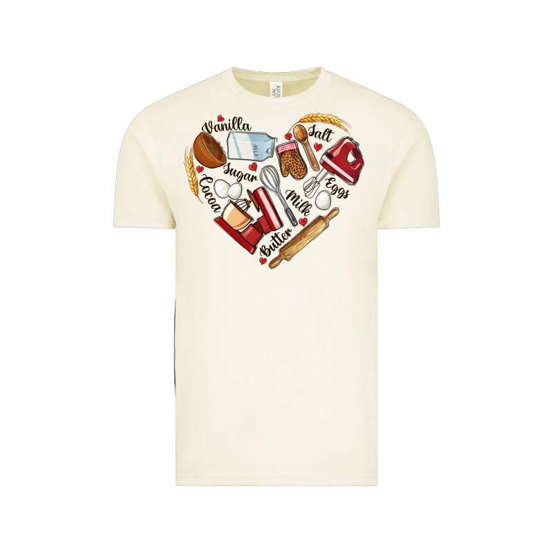 Bake Tools Hearts Vintage Tee by NancyCooperArtShop | Teevron