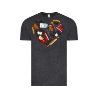 Vintage Black bake tools hearts Vintage Tee - NancyCooperArtShop
