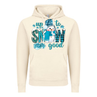 Vintage Artic up to snow good and cute snowman Vintage Hoodie - NancyCooperArtShop
