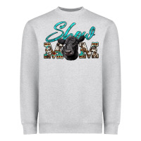 Heather Grey show mom aztec cowhide black angus Heavyweight Sweatshirt - Artiststas