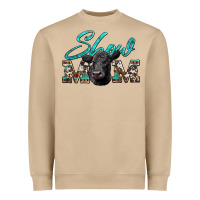 Mushroom show mom aztec cowhide black angus Heavyweight Sweatshirt - Artiststas