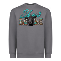 Storm show mom aztec cowhide black angus Heavyweight Sweatshirt - Artiststas