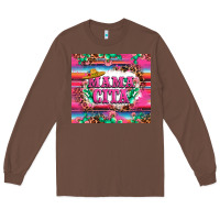 Chestnut mama cita cactus serape Long Sleeve Tee - LillyAllenDesigns