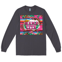 Smoke mama cita cactus serape Long Sleeve Tee - LillyAllenDesigns